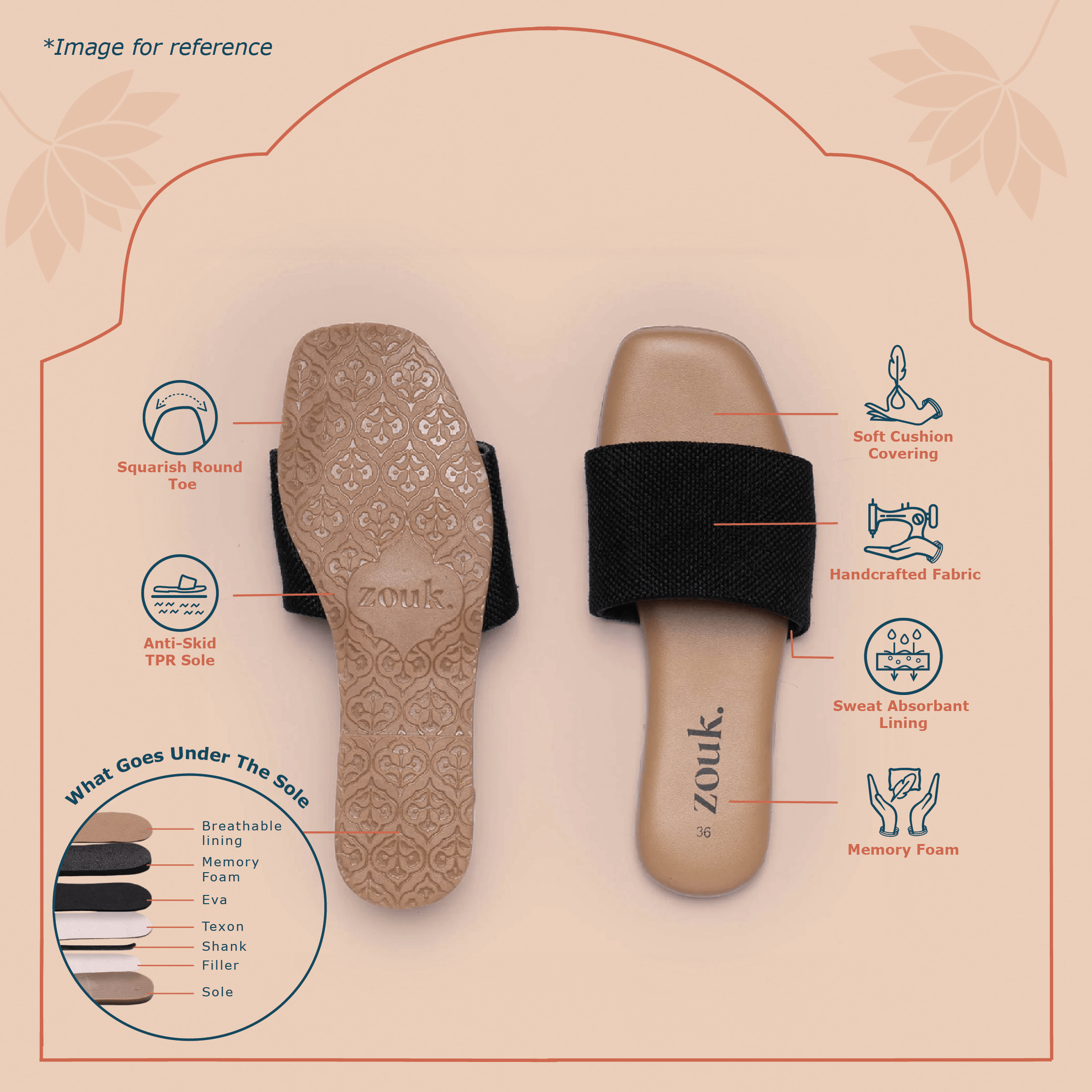 Wadiyar Diamond Women's Sliders