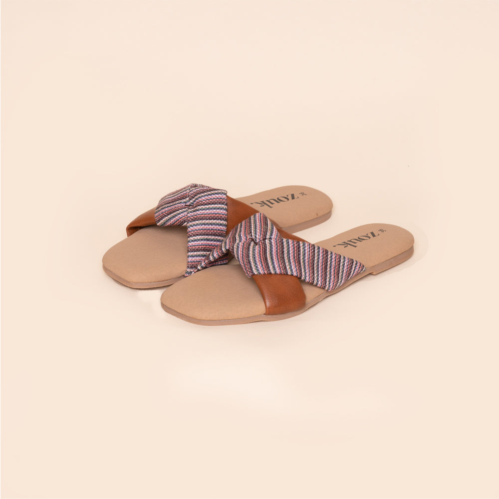 Rohtang Stripes Cross Sliders