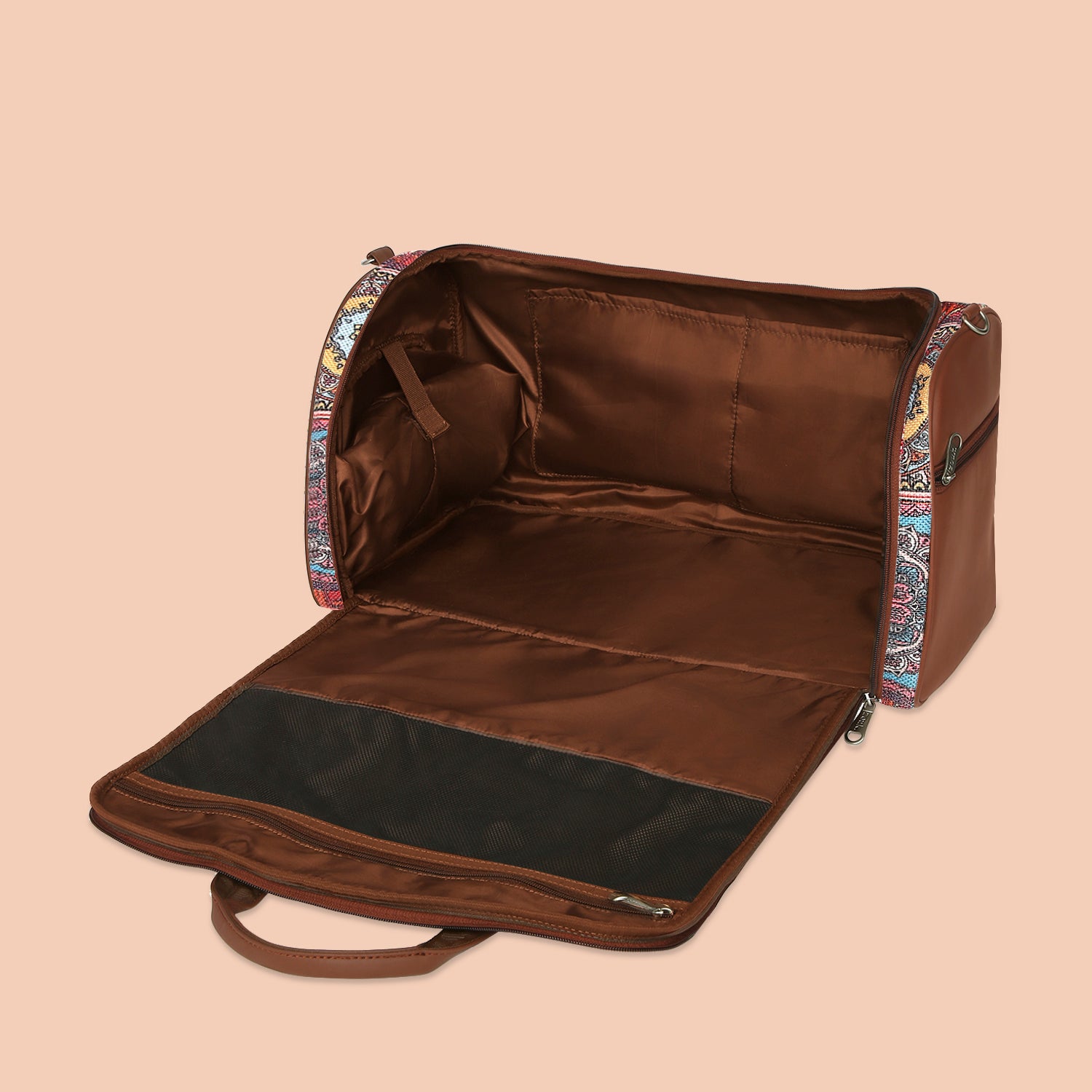 Multicolor Mandala Print Weekender Duffle Bag