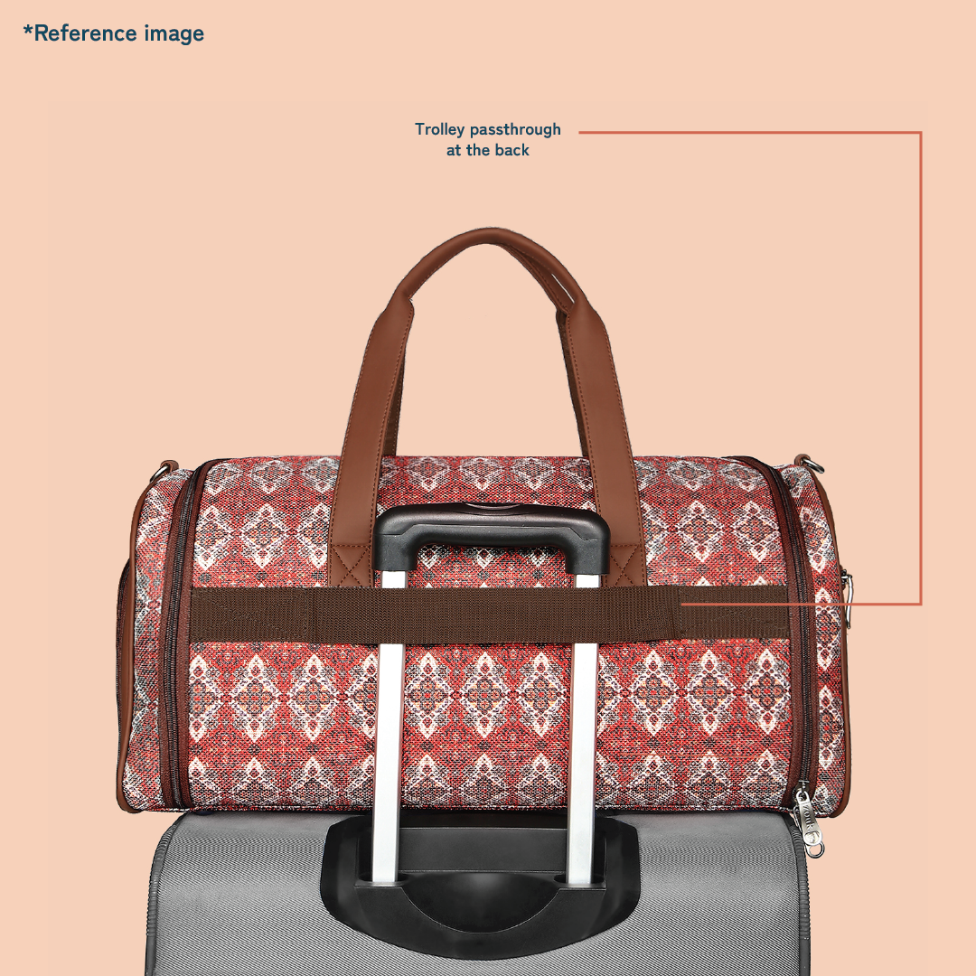 Multicolor Mandala Print Weekender Duffle Bag