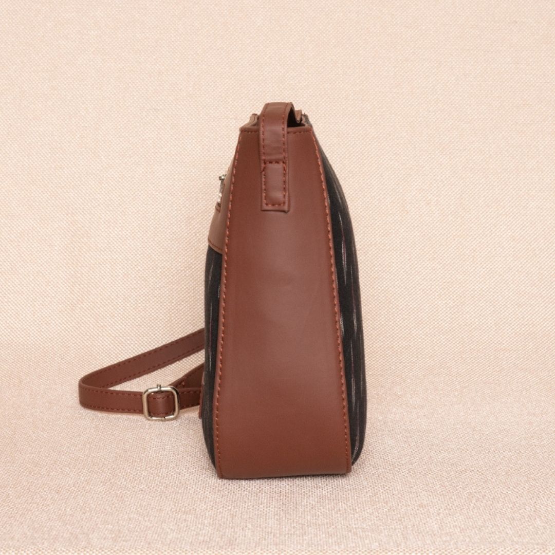 Mughal Garden Print U-Shaped Sling Bag